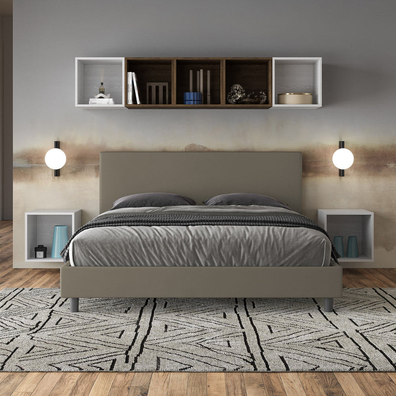 Letto Matrimoniale Naspy Cappuccino Varie Misure