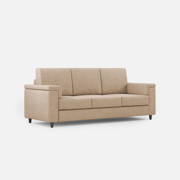 Divano 3 Posti 208x85x85 cm Marrak in Tessuto Beige sconto