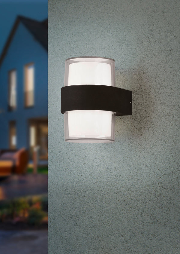 LED-Außenwandleuchte aus anthrazitfarbenem Aluminium-Druckguss acquista