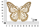 Farfalla Decorativa da Muro 3D 43x2x35 cm in Ferro Oro