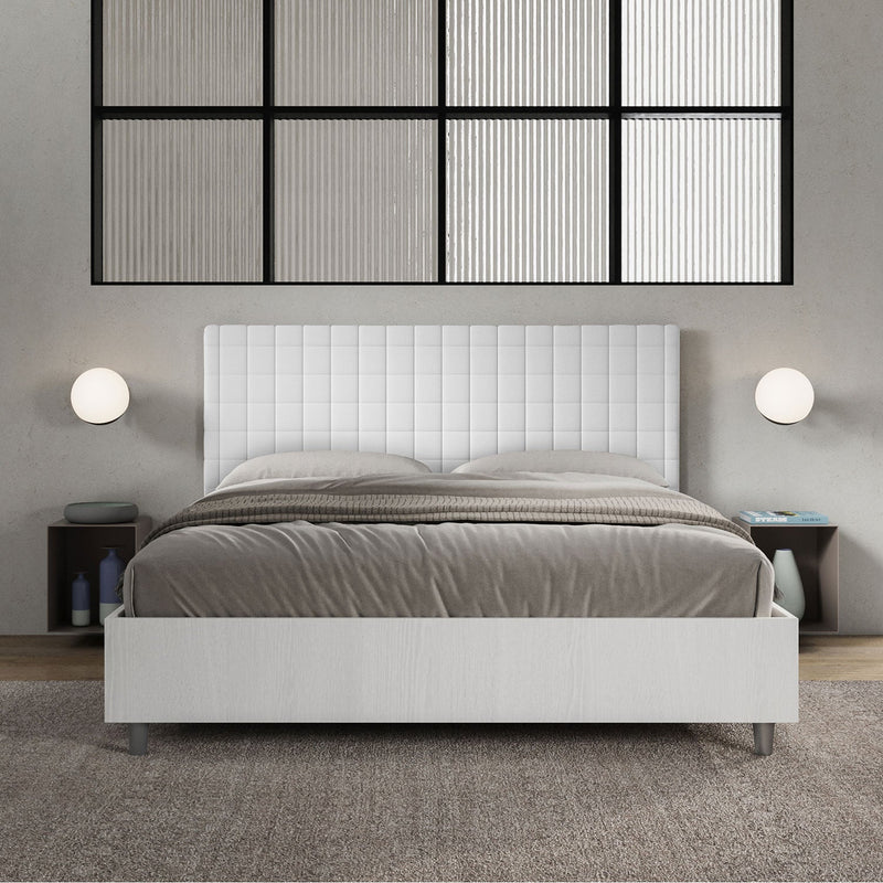 Letto Matrimoniale Burmy Bianco Varie Misure