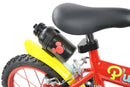 Bicicletta per Bambini 14" Disney Mickey Mouse Freni Caliper e Stabilizzatori in Acciaio Hi-Ten Rosso