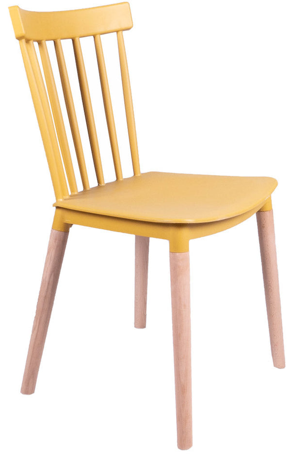 Gartenstuhl aus Polypropylen und gelber Vandi-Buche online