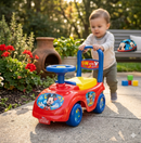 Macchina Cavalcabile per Bambini Volante Direzionabile Vano Contenitore e Telefono Disney Mickey Mouse Rosso