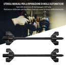 Attrezzi per Montaggio e Smontaggio Ammortizzatori per Auto Moto 38 cm in Acciaio Nero