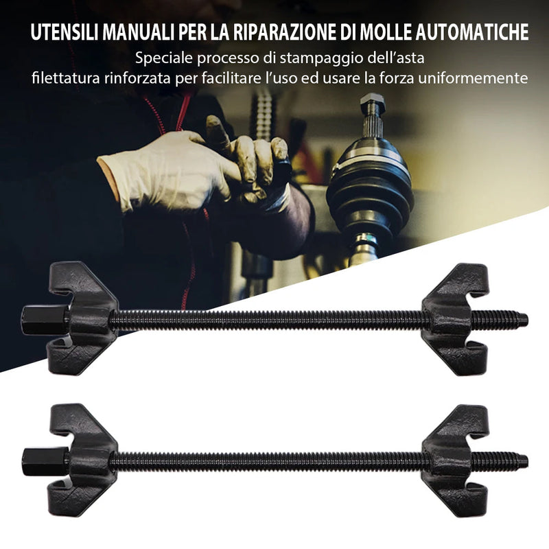 Attrezzi per Montaggio e Smontaggio Ammortizzatori per Auto Moto 38 cm in Acciaio Nero