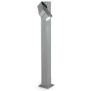 Lampada Palo Paletto per Giardino Una Luce Colore Alluminio per Esterno Linea Square Livos