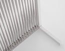 Pannello Paravento Frangivista 180x30x120h cm Paxson Bianco/Grigio