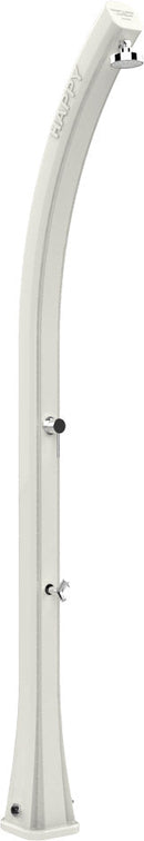 Doccia Solare da Esterno Giardino 23L Miscelatore e Lavapiedi Arkema Happy Bianco