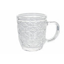Set 6 Tazzine da Caffè Ø6x7 cm in Vetro Trasparente VdE Tivoli 1996 Geometrie