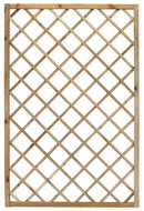 Set 2 Pannelli Grigliati per Rampicanti 60x180 cm in Legno Impregnato