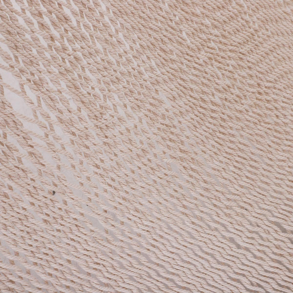 online Faltbare Gartenhängematte 2 Personen aus cremefarbenem Polyester 210x152 cm