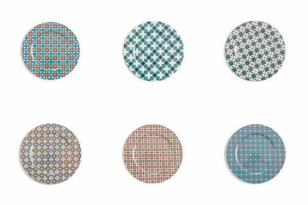 acquista Set mit 6 Platztellern aus Kunststoff Ø33x1,5 cm Villa d'Este Home Tivoli Lisboa