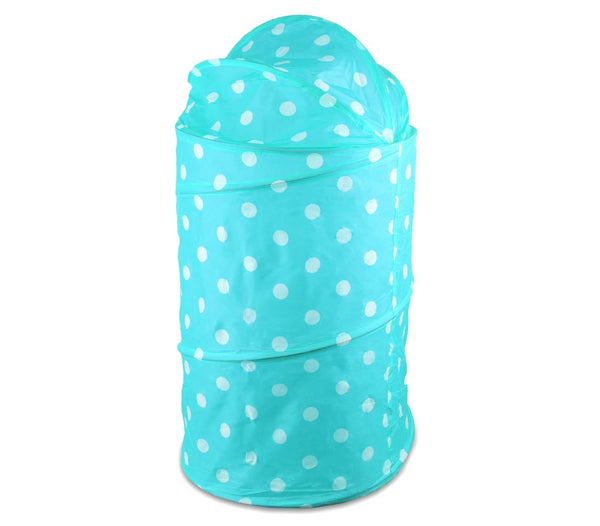 online 40x80 cm faltbarer Spielzeug- oder Wäschekorb mit Feder Hellblau