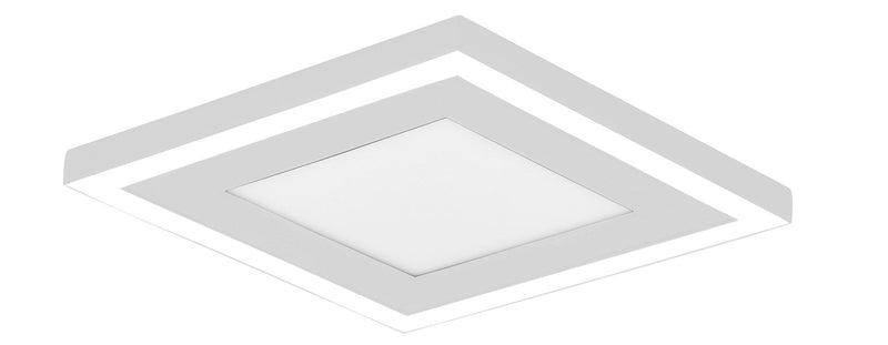 Plafoniera da Interno a LED in Plastica Bianco Opaco