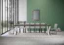 Consolle Allungabile 90-300x40x77 cm in Nobilitato Marrone