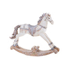 Statuina Cavallo a Dondolo 36 cm in Resina