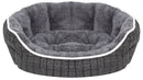 Cuccia per Cani e Gatti in Poliestere Scotland Grigio Scuro Varie Misure