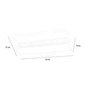Stufa da Esterno Riscaldatore ad Infrarossi 59,6x13,5x32 cm 2000W Sined  Grigio