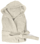 Accappatoio in Spugna 100% Cotone Panna Taglia S/M