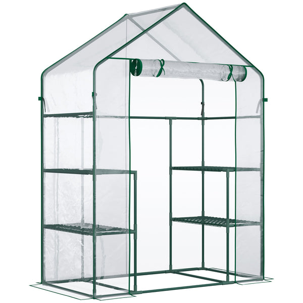 Gewächshaus 142 x 73 x 195 cm Wasserdicht und Anti-UV-Grün prezzo
