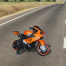 Moto Elettrica Arrow per Bambini 6V con Luci e Suoni Arancione