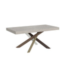 Tavolo Allungabile 180/284x90 cm Volantis Cashmere Gambe Multicolore 4/C      