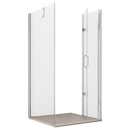 Box Doccia Angolare 1 Anta a Libro in Cristallo Trasparente 6mm H195 Bonussi Eloisa Varie Misure