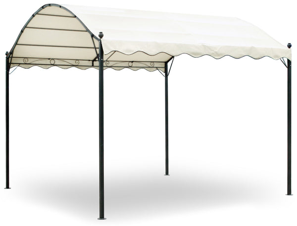 online Gazebo da Giardino 3x4m in Ferro Morel Boston Bianco
