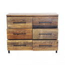 Mobile Bruce 110x45x86 h cm in Legno Marrone