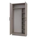 Armadio Portascope 71x38x182 cm con 5 ripiani Gabriella argilla