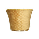 Poltrona Argentario 90x85x70 cm in Velluto Berger mostarda