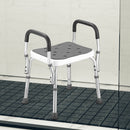 Sgabello da Doccia 6 Altezze Regolabili Sedia Bagno Antiscivolo Capacità 150 kg