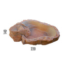 Laghetto Artificiale Roccia Fuori Terra 220x140x40/60 cm 270 Litri