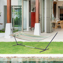 Supporto Struttura Portante per Amaca Regolabile Max 150 Kg Nero 308-380x108x120 cm 