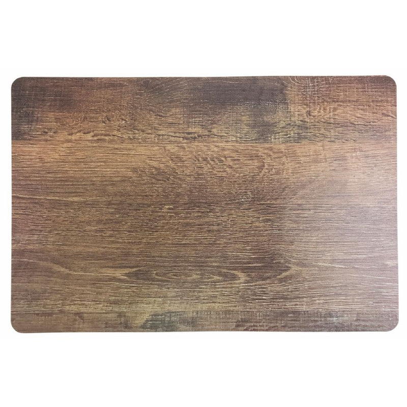 Set 6 Tovagliette Double Face 45x30x0,5 cm  in Plastica VdE Tivoli 1996 Wood Vintage