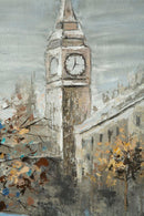 Dipinto su Tela London 120x3,7x80 cm in Alluminio Legno e Canvas