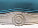 Divano Coleman 107x61x70 h cm in Velluto Blu