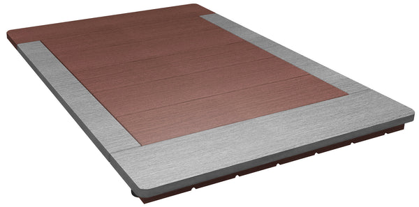 acquista Sockel für Außendusche 75x97x4,3 cm in Kaffee und Grau