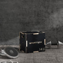 Box Jump Pliometrico a 3 Altezze 41-36-31 cm in Legno Antiscivolo Nero  