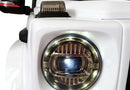 Macchina Elettrica per Bambini 12V con Licenza Mercedes G63 AMG Big Fuoristrada Bianca