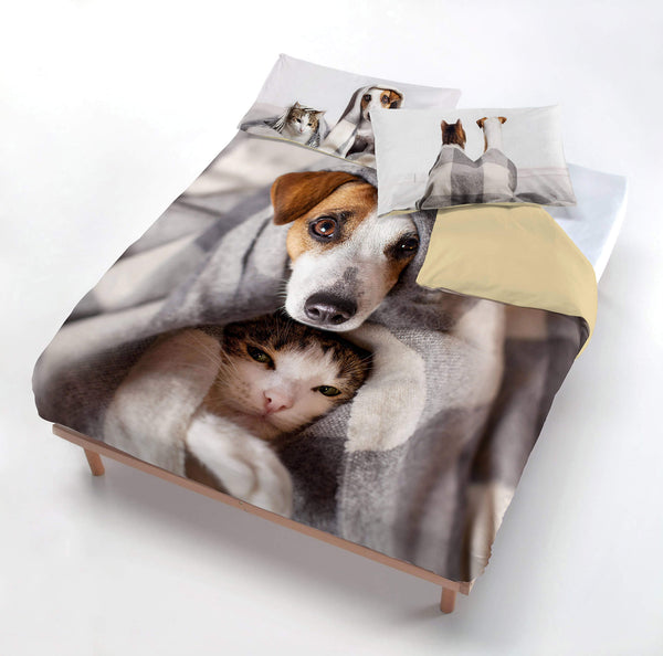 online Bettbezug mit Kissenbezügen, bedruckt mit Peggy-Mikrofaser, verschiedene Größen