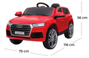 Macchina Elettrica per Bambini 12V con Licenza Audi Q5 Rossa