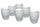 Set mit 6 Wassergläsern aus Glas 350 ml Villa d'Este Home Schloss Tivoli