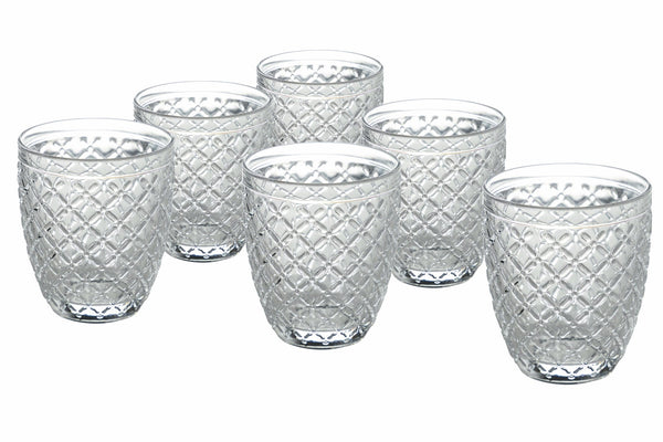 Set mit 6 Wassergläsern aus Glas 350 ml Villa d'Este Home Schloss Tivoli prezzo