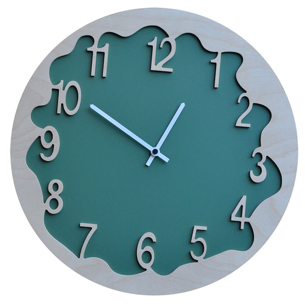 Runde Wanduhr 48 cm Pirondini Italia Ombre Green prezzo