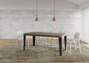  Tavolo Allungabile 180-284x90x77 cm Flame Tortora Telaio Antracite