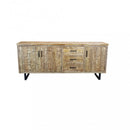 Mobile Barret 200x45x83 h cm in Legno Marrone