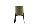 Set 4 Sedie Ambra 48x58,5x89 cm in Tessuto Easy-Clean Verde       