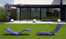 Lettino Chaise Longue da Esterno Giardino Seduta a Terra Arkema Serendipity Dove Grey